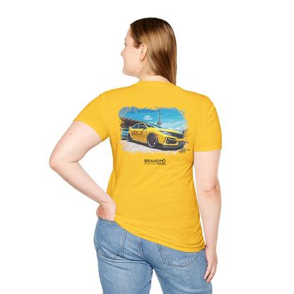 BRANDMÖ - Civic® FK8 Yellow Unisex Softstyle T-Shirt