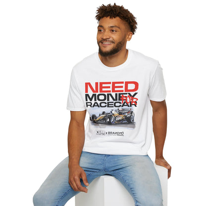 DIPR x BRANDMÖ - Need Money For Race Car Unisex Softstyle T-Shirt