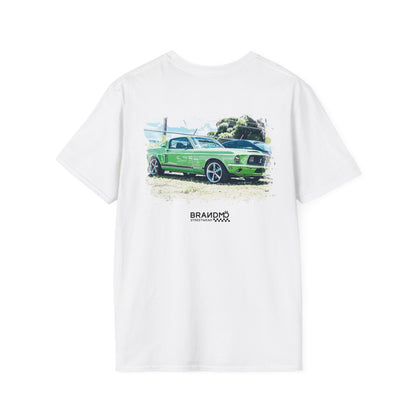 BRANDMÖ - 1968 GT 500 KR® Green Unisex Softstyle T-Shirt