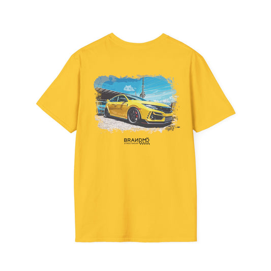 BRANDMÖ - Civic® FK8 Yellow Unisex Softstyle T-Shirt