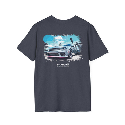 BRANDMÖ - Charger ScatPack® Gray Unisex Softstyle T-Shirt