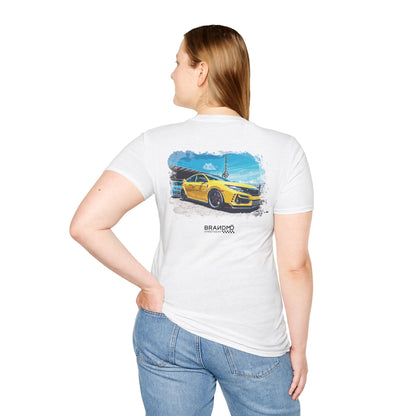 BRANDMÖ - Civic® FK8 Yellow Unisex Softstyle T-Shirt