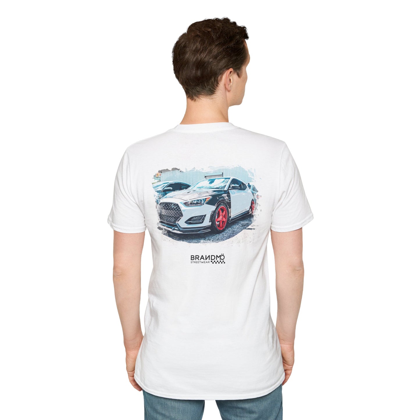 BRANDMÖ - Veloster N® White Unisex Softstyle T-Shirt