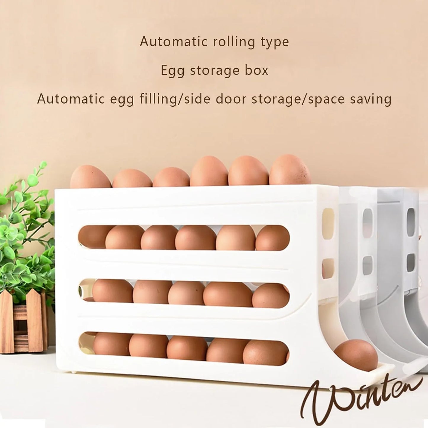 MÖ - 4 Tiers Egg Holder for Fridge