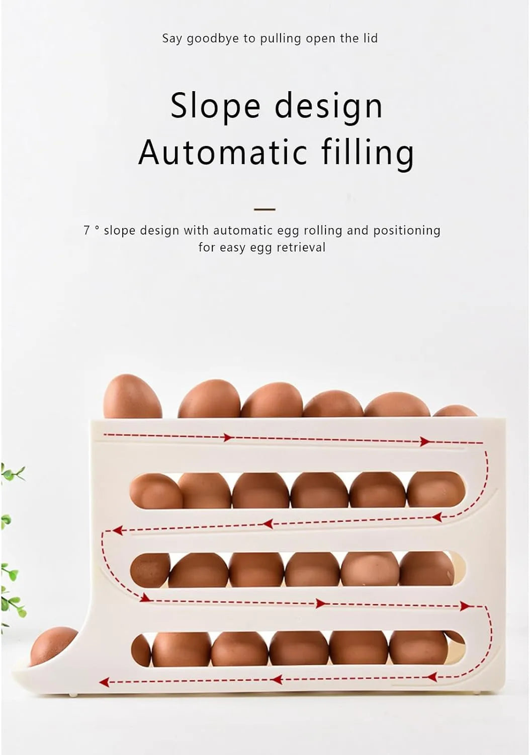 MÖ - 4 Tiers Egg Holder for Fridge