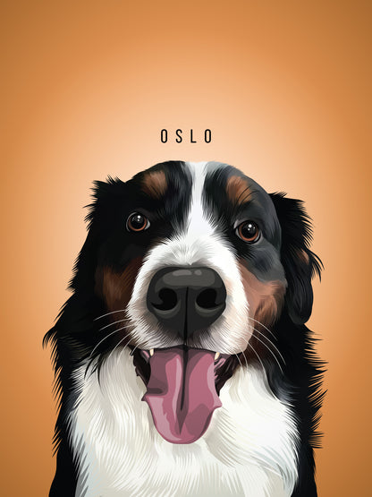 Digital Pet Portrait