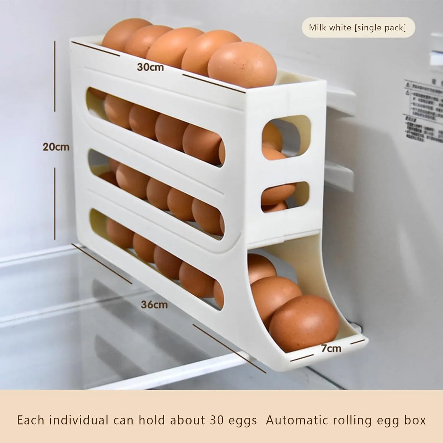 MÖ - 4 Tiers Egg Holder for Fridge